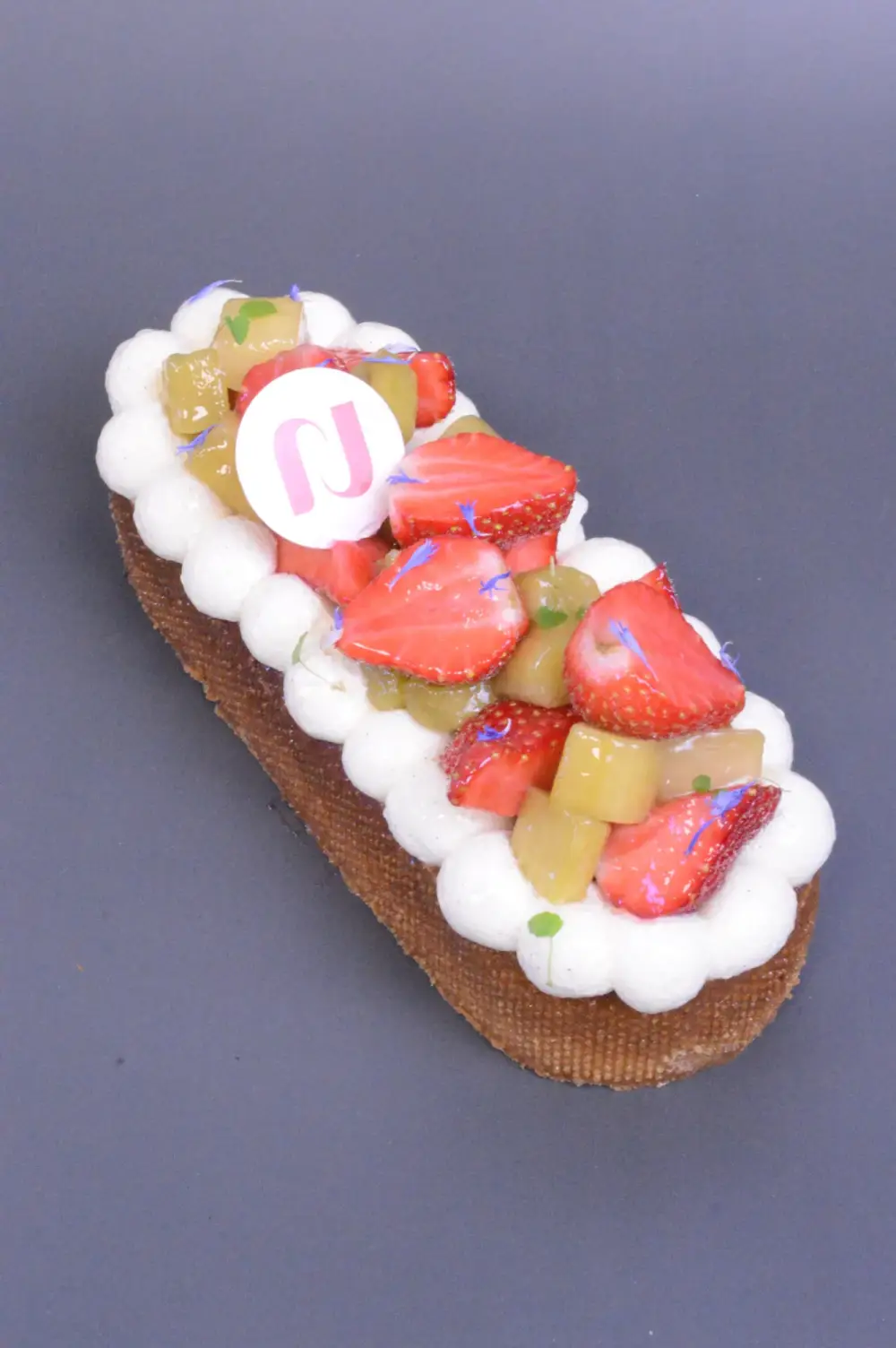 Tarte Fraise Rhubarbe