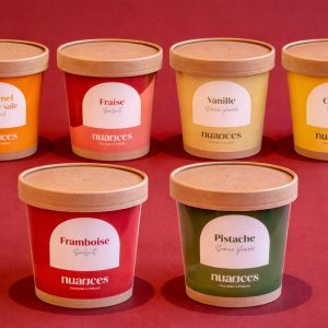 Pot de glace et sorbet maison